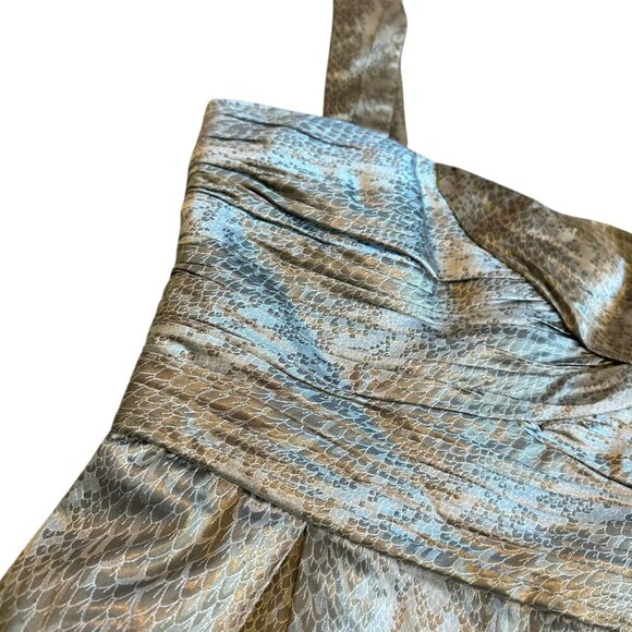 Diane Von Furstenberg DVF Treenie Snake Print Mini Dress Silk Size 6 Women's - Picture 5 of 12